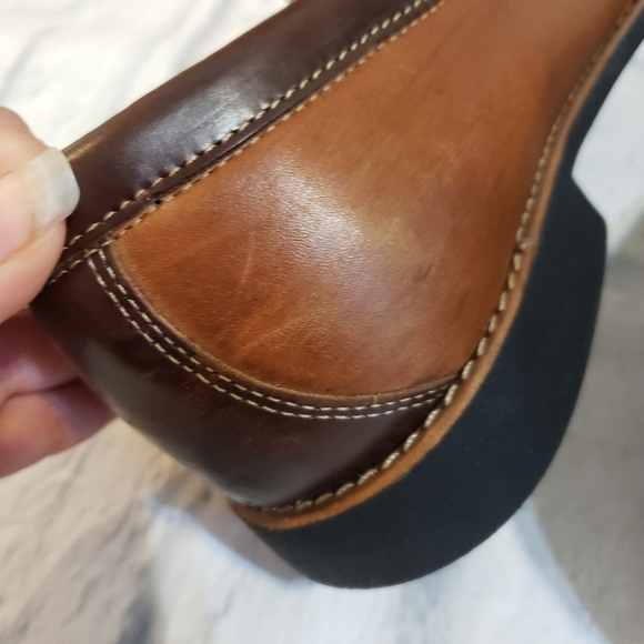 Johnston & Murphy Brown Leather Slip-On Loafers